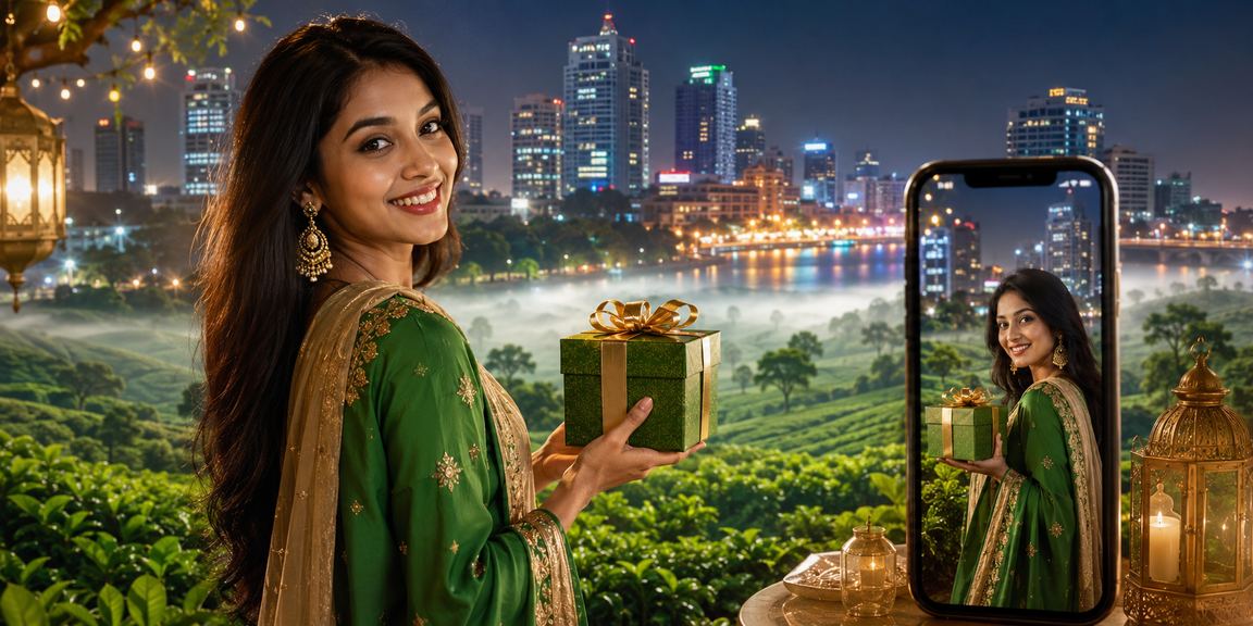 ঢাকায় ঈদের উৎসবে মোবাইলে bet666 পেমেন্ট করছেন একজন খেলোয়াড়